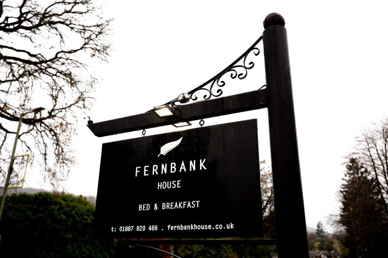 Bed and Breakfast Fernbank House Аберфелди Экстерьер фото